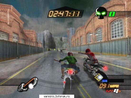 super joc cu ! merita vazut ... 

more than a bike racer, it’s a battle for survival that will